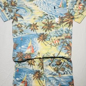 Ralph Lauren Tropical print jersey set